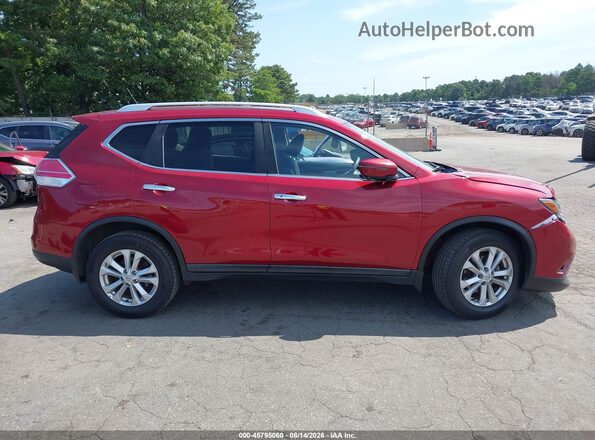 KNMAT2MV1GP702116 2016 NISSAN ROGUE Red Սալոնի հետևի տեսք
