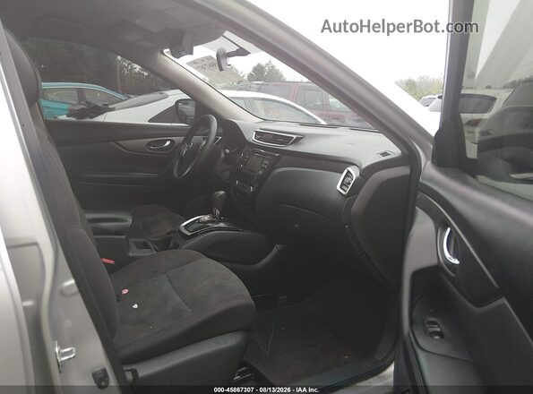 KNMAT2MV1GP708241 2016 NISSAN ROGUE Silver წინა სალონის ხედი