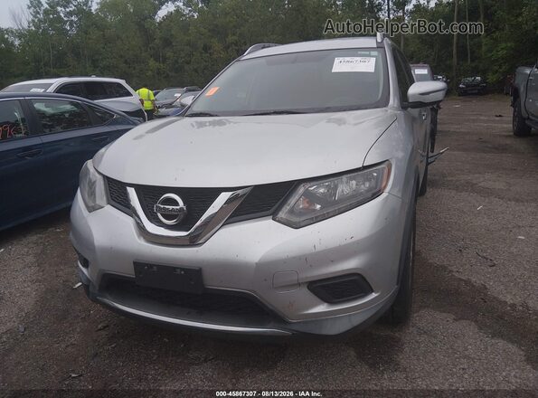 KNMAT2MV1GP708241 2016 NISSAN ROGUE Silver ხელსაწყოთა პანელის ხედი