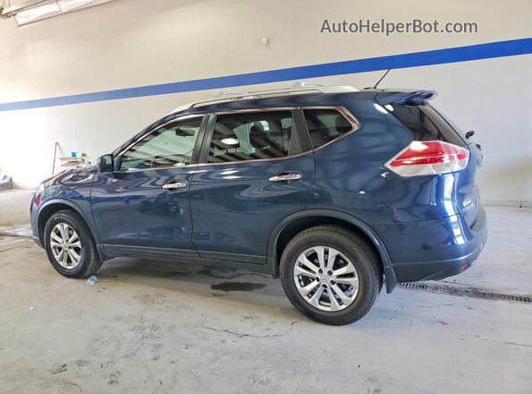 KNMAT2MV1GP724956 2016 NISSAN ROGUE Blue Tył lewy