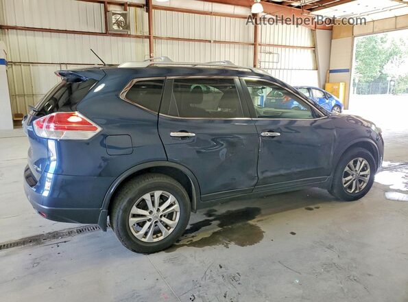 KNMAT2MV1GP724956 2016 NISSAN ROGUE Blue Tył prawy