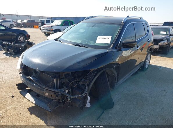 KNMAT2MV1HP542403 2017 NISSAN ROGUE Black Առջևի ձախ երեք քառորդ տեսարան