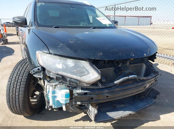 KNMAT2MV1HP542403 2017 NISSAN ROGUE Black Դիմացի տեսք