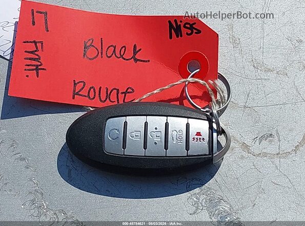 KNMAT2MV1HP542403 2017 NISSAN ROGUE Black Առջևի վահանակի տեսք