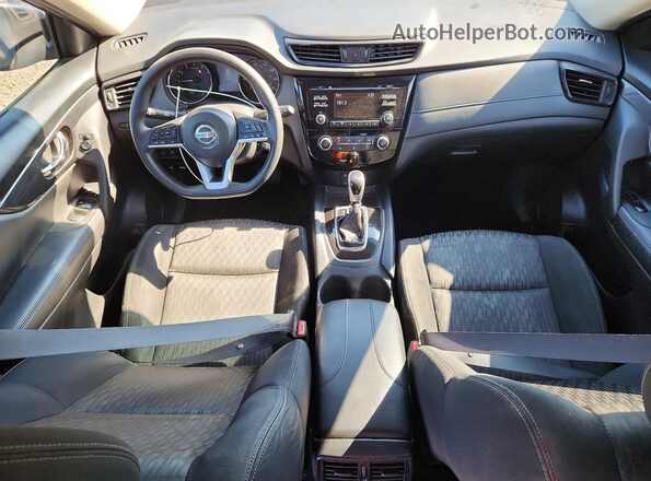 KNMAT2MV1HP558939 2017 NISSAN ROGUE Gray Առջևի վահանակի տեսք