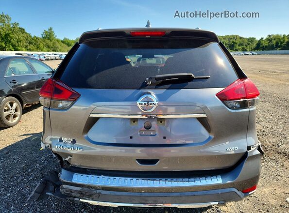 KNMAT2MV1HP558939 2017 NISSAN ROGUE Gray Հետևի տեսք