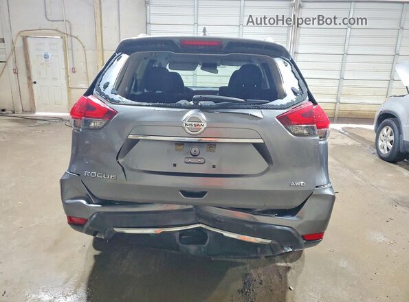 KNMAT2MV1HP571755 2017 NISSAN ROGUE Gray უკანა ხედი