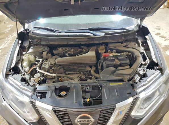 KNMAT2MV1HP571755 2017 NISSAN ROGUE Gray ძრავის განყოფილების ხედი