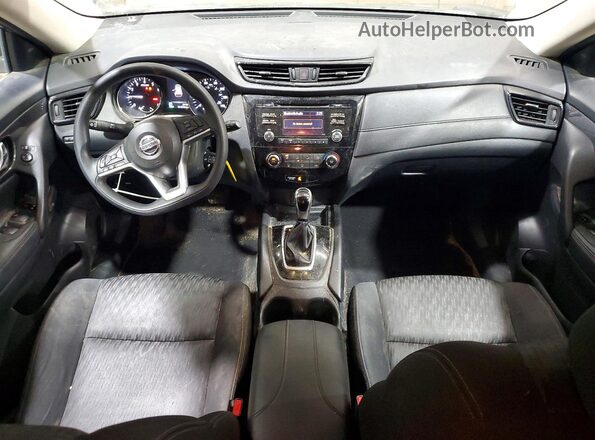 KNMAT2MV1HP571755 2017 NISSAN ROGUE Gray წინა პანელის ხედი