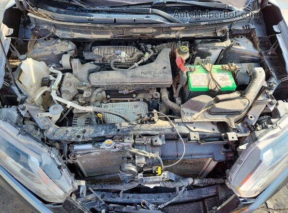 KNMAT2MV1HP605936 2017 NISSAN ROGUE Gray ძრავის განყოფილების ხედი
