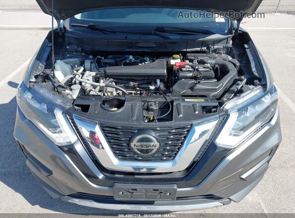 KNMAT2MV1JP505602 2018 NISSAN ROGUE Gray Հետևի տեսք