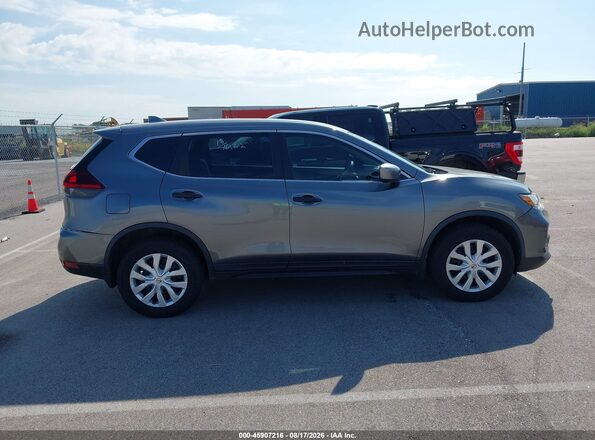 KNMAT2MV1JP505602 2018 NISSAN ROGUE Gray Սալոնի հետևի տեսք