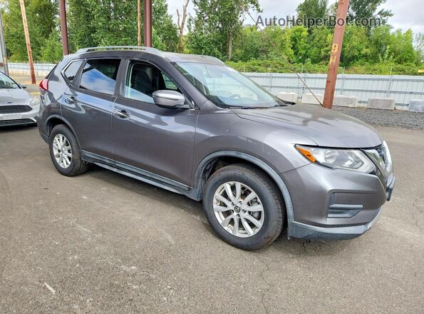 KNMAT2MV1JP525834 2018 NISSAN ROGUE Gray Delantero derecho