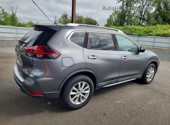 KNMAT2MV1JP525834 2018 NISSAN ROGUE Gray Trasero derecho