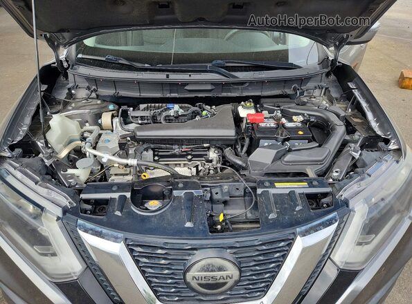 KNMAT2MV1JP525834 2018 NISSAN ROGUE Gray Vista interior trasera