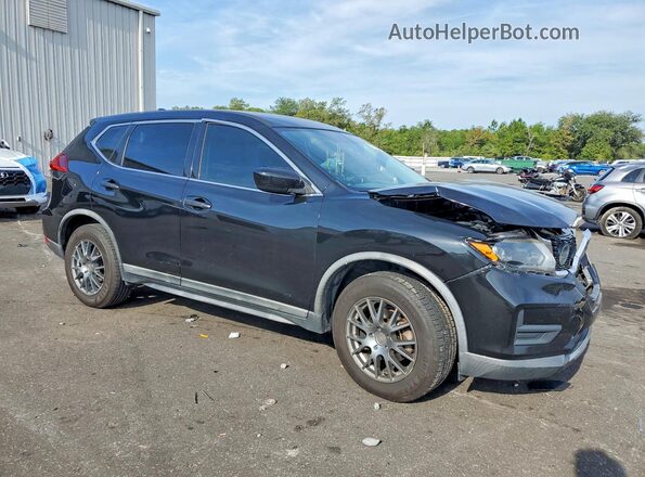 KNMAT2MV1JP548529 2018 NISSAN ROGUE Black Przód prawy