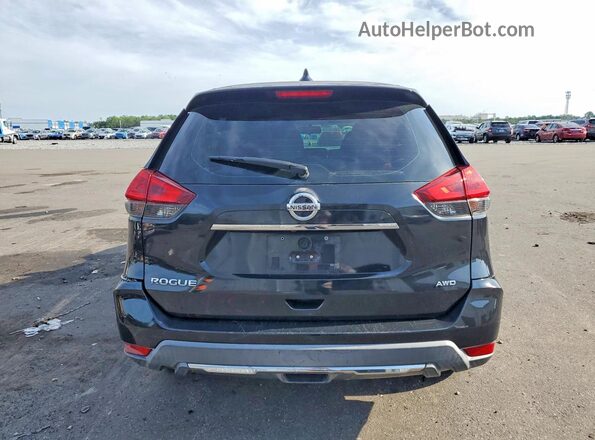 KNMAT2MV1JP548529 2018 NISSAN ROGUE Black Widok z tyłu