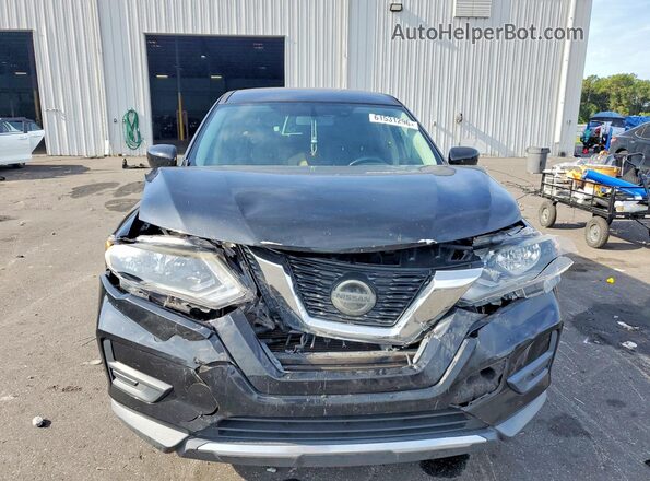KNMAT2MV1JP548529 2018 NISSAN ROGUE Black Widok z przodu