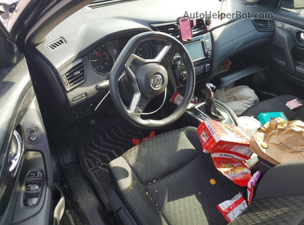 KNMAT2MV1JP548529 2018 NISSAN ROGUE Black Widok deski rozdzielczej