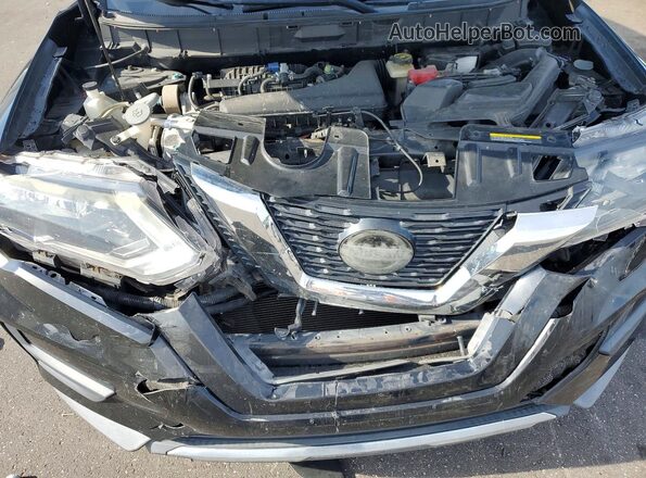 KNMAT2MV1JP548529 2018 NISSAN ROGUE Black Widok komory silnika