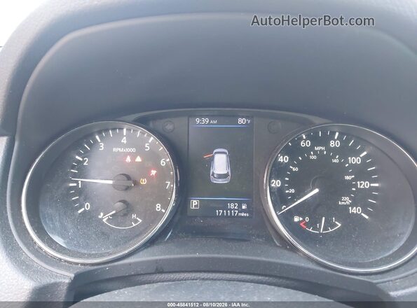 KNMAT2MV1JP561247 2018 NISSAN ROGUE Silver Вид задніх сидінь