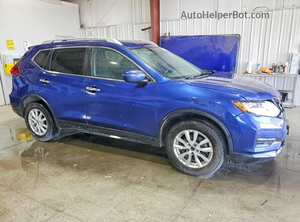 KNMAT2MV1KP509814 2019 NISSAN ROGUE Blue Delantero derecho