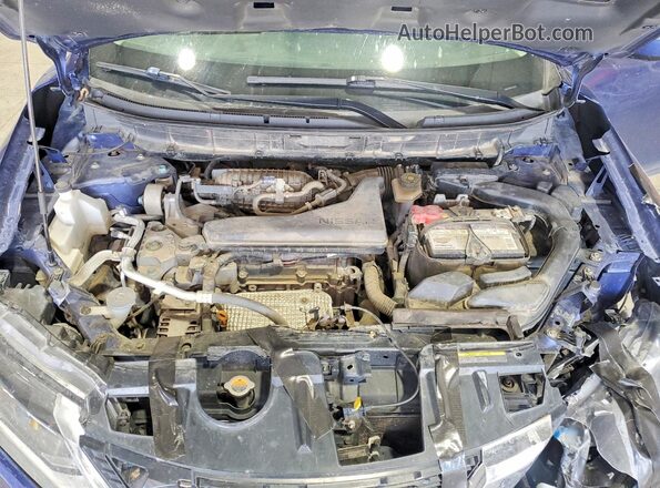 KNMAT2MV1KP509814 2019 NISSAN ROGUE Blue Vista del compartimento del motor