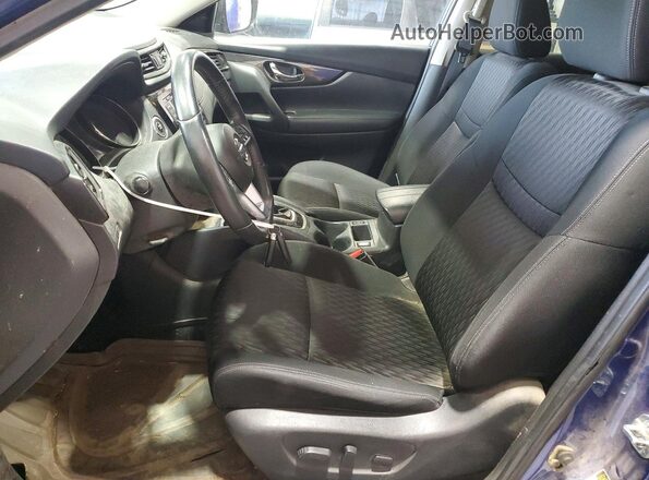 KNMAT2MV1KP509814 2019 NISSAN ROGUE Blue Vista interior delantera