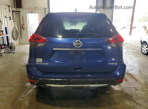 KNMAT2MV1KP509814 2019 NISSAN ROGUE Blue Vista trasera