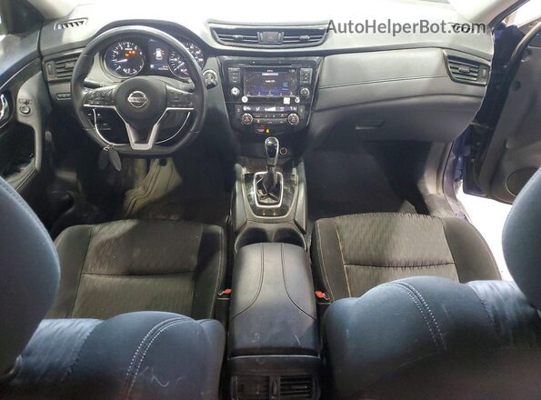 KNMAT2MV1KP509814 2019 NISSAN ROGUE Blue Vista del salpicadero