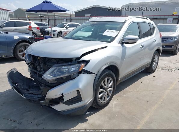 KNMAT2MV1KP518920 2019 NISSAN ROGUE Серебряный Передняя левая четверть