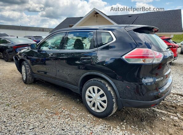 KNMAT2MV2GP625742 2016 NISSAN ROGUE Black Trasero izquierdo