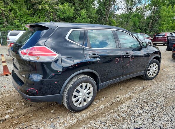 KNMAT2MV2GP625742 2016 NISSAN ROGUE Black Trasero derecho