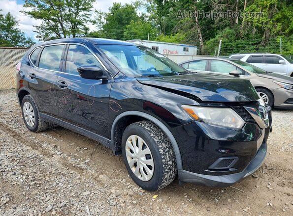 KNMAT2MV2GP625742 2016 NISSAN ROGUE Black Delantero derecho
