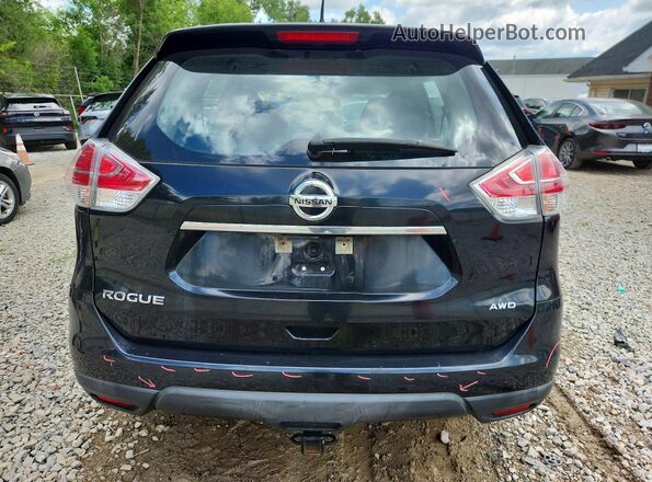 KNMAT2MV2GP625742 2016 NISSAN ROGUE Black Vista trasera