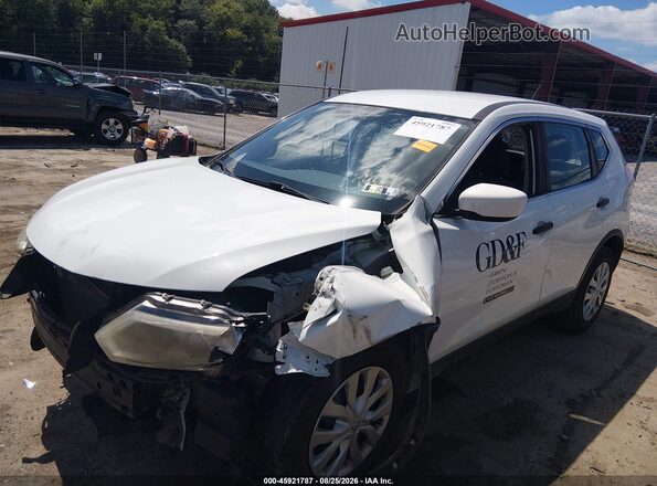 KNMAT2MV2GP635400 2016 NISSAN ROGUE Белый Передняя левая четверть