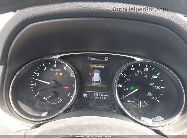 KNMAT2MV2GP635400 2016 NISSAN ROGUE Белый Вид задних сидений