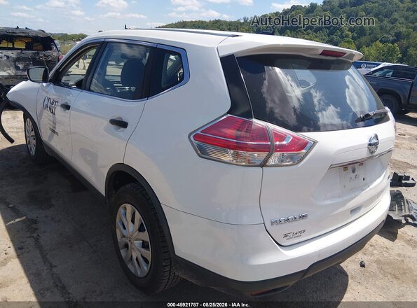 KNMAT2MV2GP635400 2016 NISSAN ROGUE Белый Задняя левая четверть