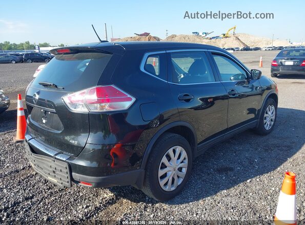 KNMAT2MV2GP636885 2016 NISSAN ROGUE Черный Задняя правая четверть