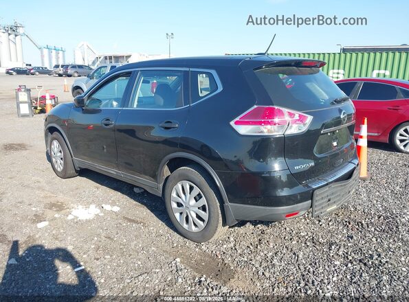 KNMAT2MV2GP636885 2016 NISSAN ROGUE Черный Задняя левая четверть