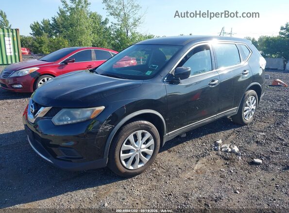 KNMAT2MV2GP636885 2016 NISSAN ROGUE Черный Передняя левая четверть