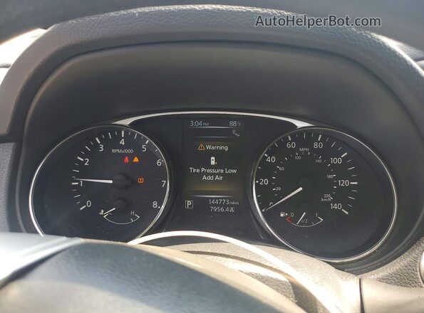 KNMAT2MV2GP648535 2016 NISSAN ROGUE Blue Widok zestawu wskaźników