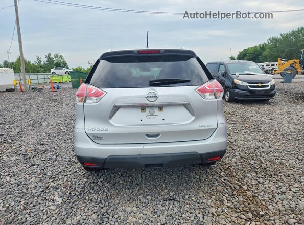 KNMAT2MV2GP655405 2016 NISSAN ROGUE Silver Vista trasera