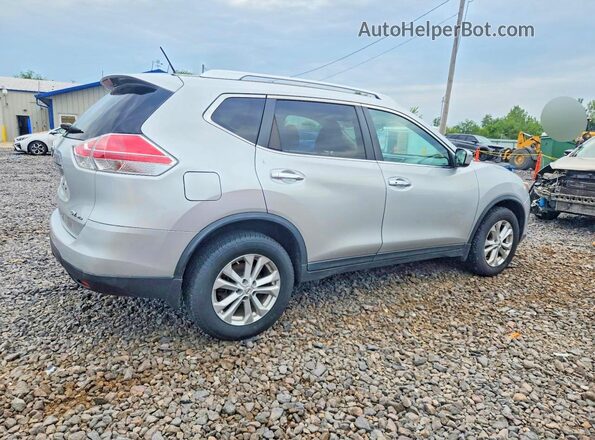 KNMAT2MV2GP655405 2016 NISSAN ROGUE Silver Trasero derecho