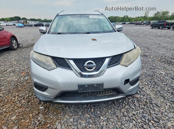 KNMAT2MV2GP655405 2016 NISSAN ROGUE Silver Vista frontal