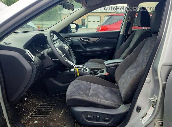 KNMAT2MV2GP655405 2016 NISSAN ROGUE Silver Vista interior delantera