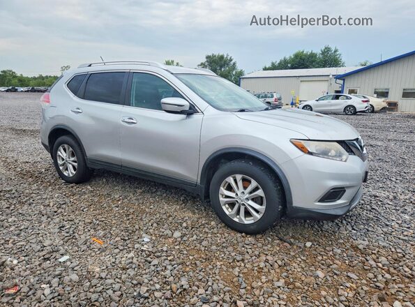 KNMAT2MV2GP655405 2016 NISSAN ROGUE Silver Delantero derecho