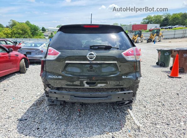 KNMAT2MV2GP688551 2016 NISSAN ROGUE Green Հետևի տեսք