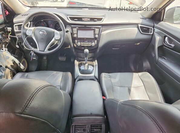 KNMAT2MV2GP688551 2016 NISSAN ROGUE Green Առջևի վահանակի տեսք