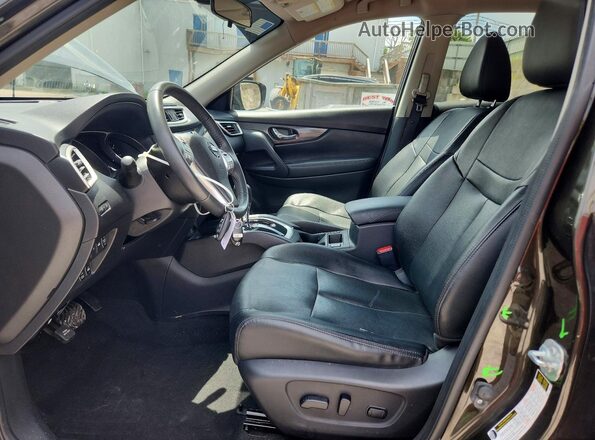 KNMAT2MV2GP688551 2016 NISSAN ROGUE Green Սալոնի դիմացի տեսք
